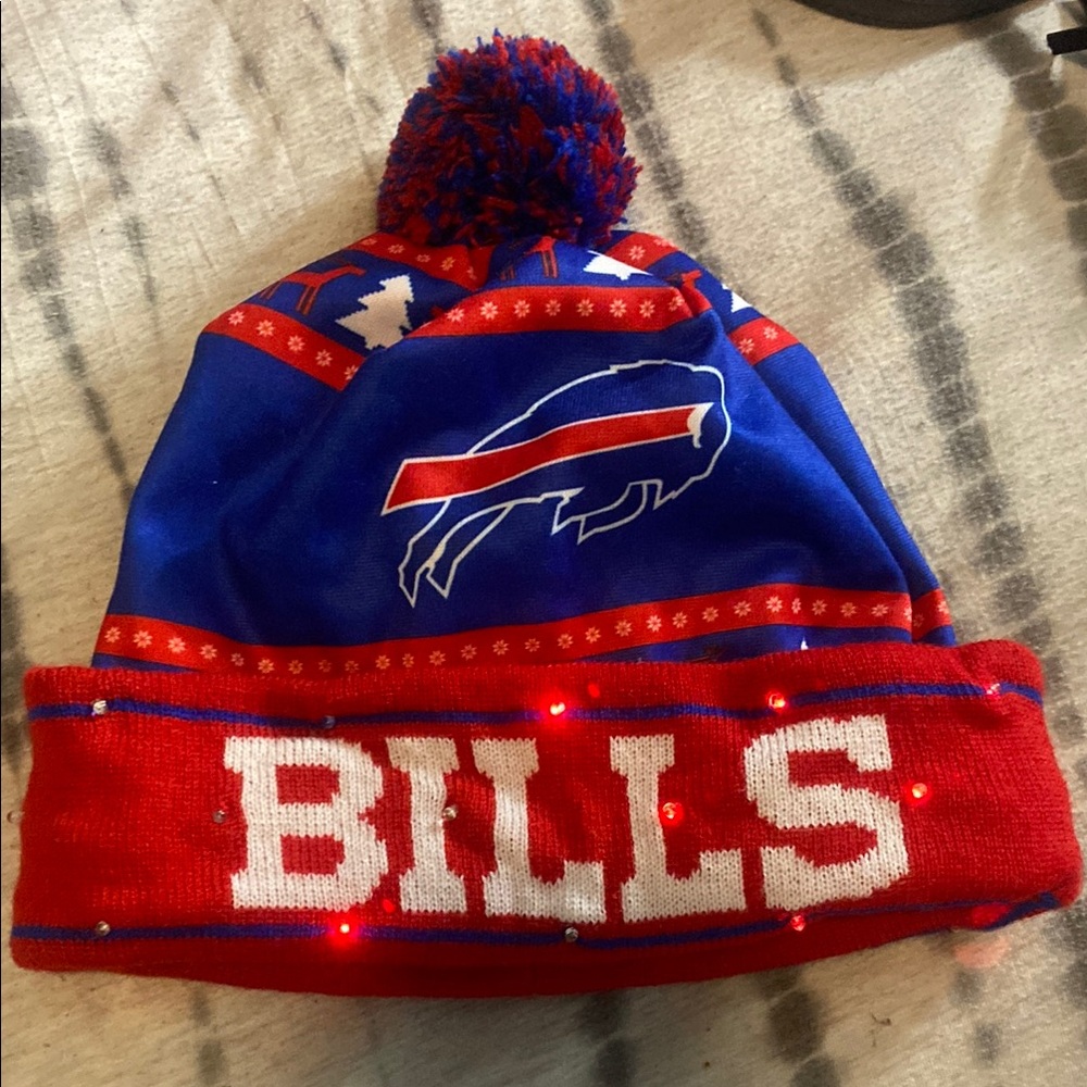 Buffalo bills hat lights up